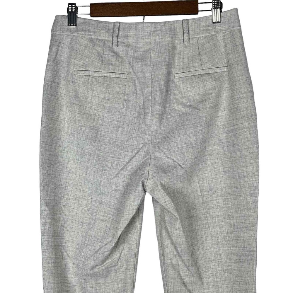 Rebecca Taylor Tailored Clean Suiting Pants‎ Light Heather Career Trouser 8 NWT - Picture 9 of 16